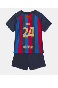 Barcelona Eric Garcia #24 Babytruitje Thuis tenue Kind 2022-23 Korte Mouw (+ Korte broeken)